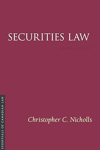 Securities Law 3/e