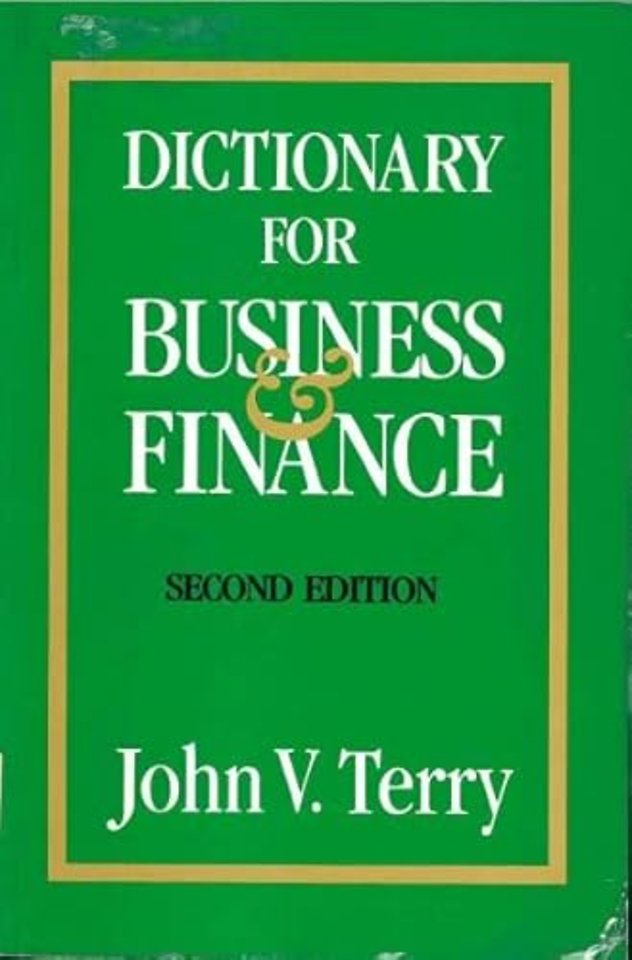 Dictionary for Business and Finance