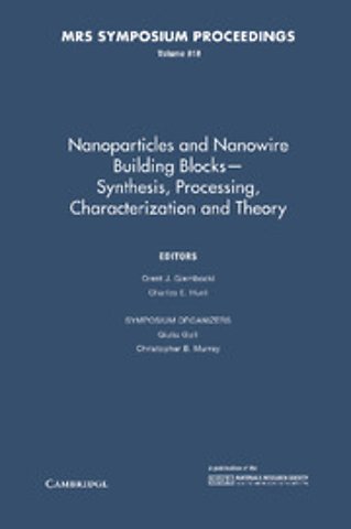 Nanoparticles and Nanowire Building Blocks — Synthesis, Processing, Characterization and Theory: Volume 818