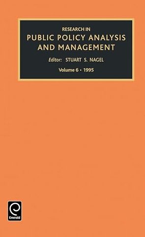 Research in Public Policy Analysis and Management