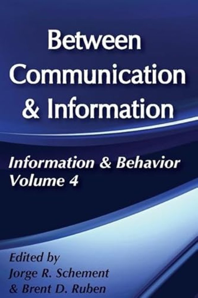Between Communication and Information