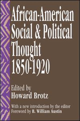 African-American Social and Political Thought