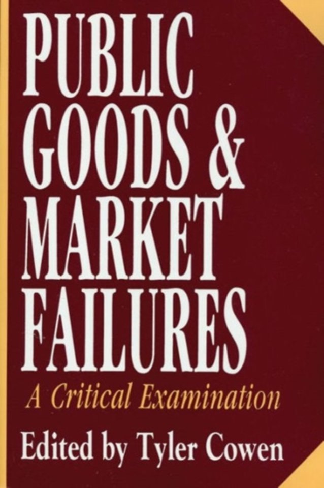 Public Goods and Market Failures