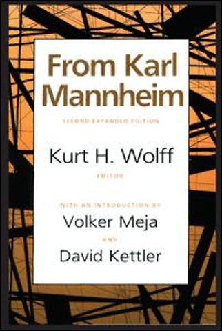 From Karl Mannheim