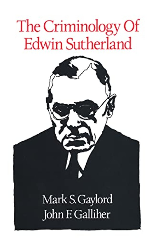 Criminology of Edwin Sutherland