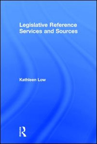 Legislative Reference Services and Sources