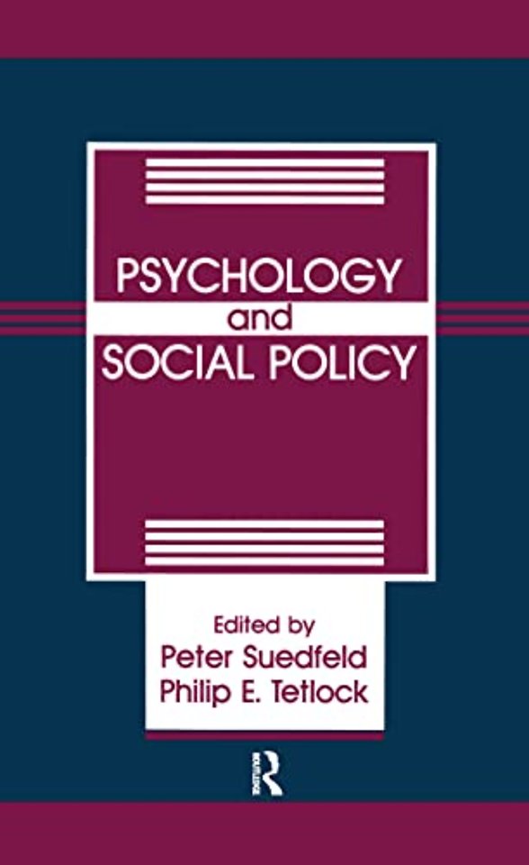 Psychology And Social Policy