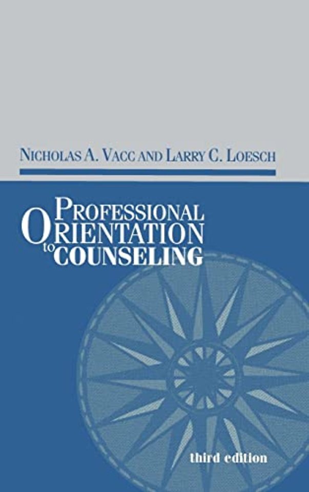 Professional Orientation to Counseling