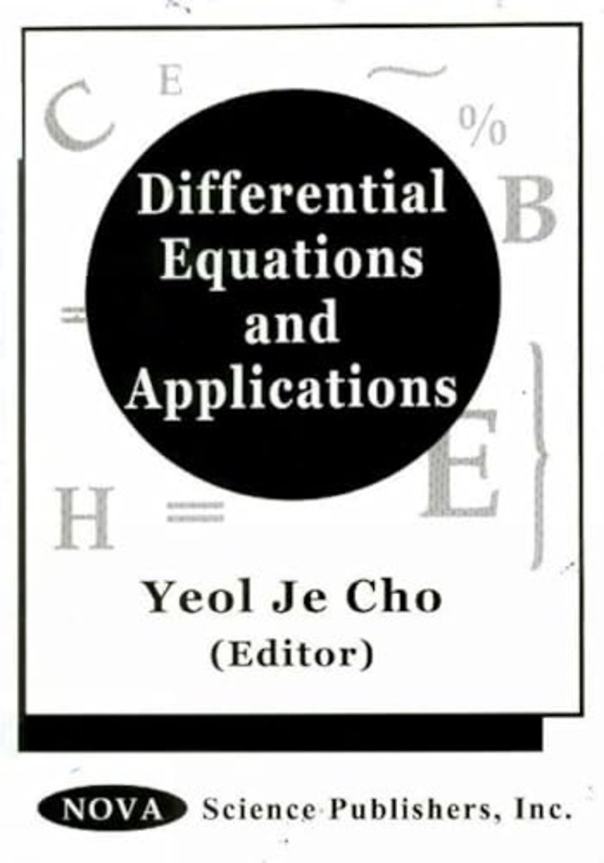Differential Equations & Applications, Volume 1