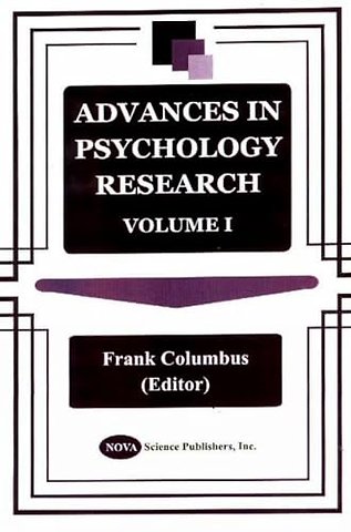Advances in Psychology Research