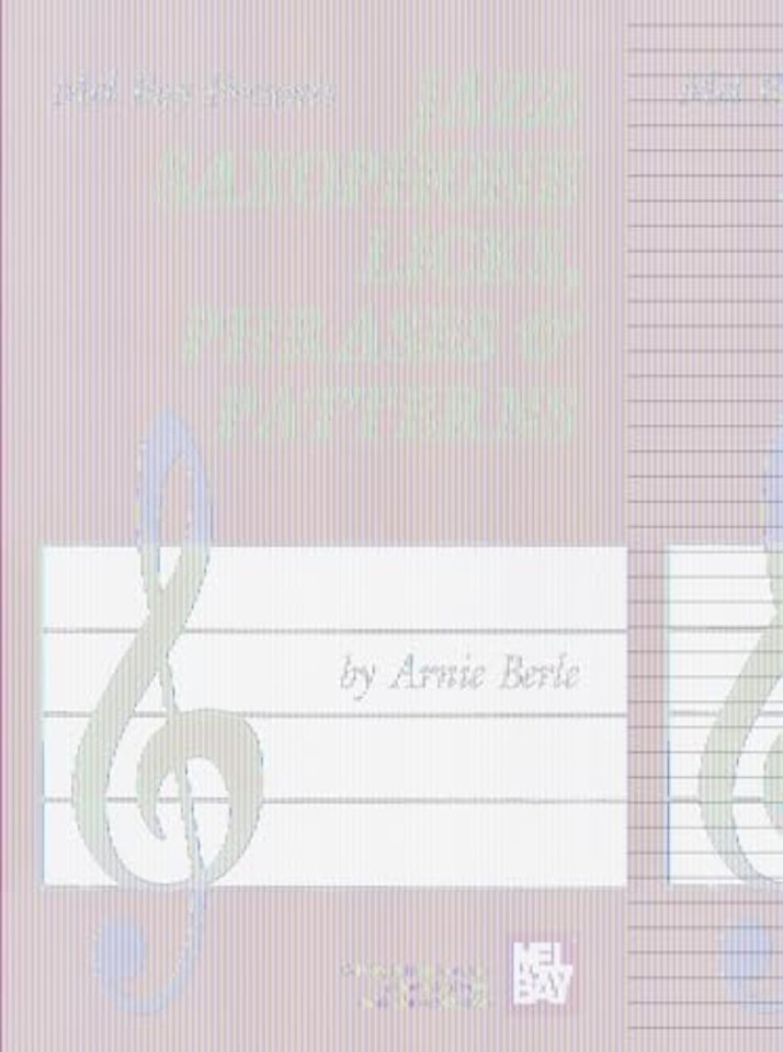 Jazz Saxophone Licks, Phrases and Patterns