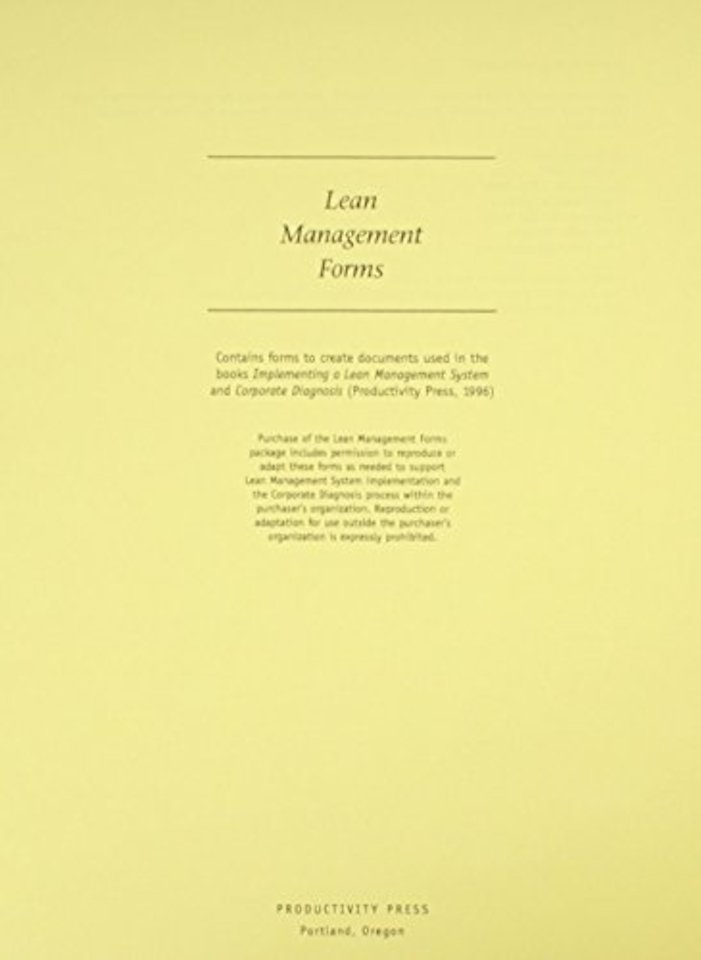 Lean Management Forms
