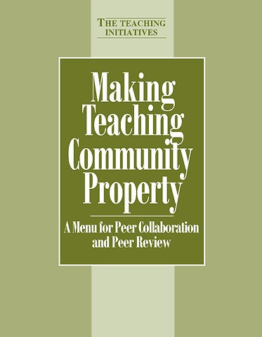 Making Teaching Community Property