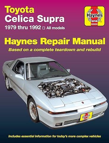 Toyota Celica Supra 1979-1992) Haynes Repair Manual (USA)