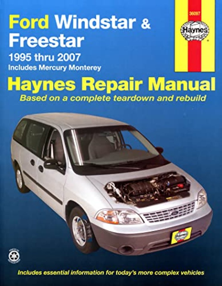 Ford Windstar (1995–2003) & Freestar & Mercury M – Includes Mercury Monterey