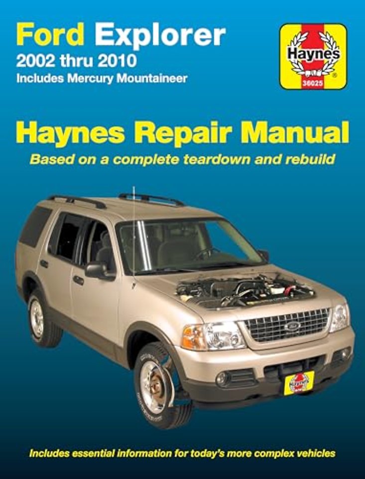 Ford Explorer & Mercury Mountaineer (2002-2010) Haynes Repair Manual (USA)