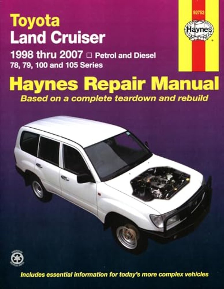 Toyota Land Cruiser (98–07) Haynes Repair Manual (AUS)