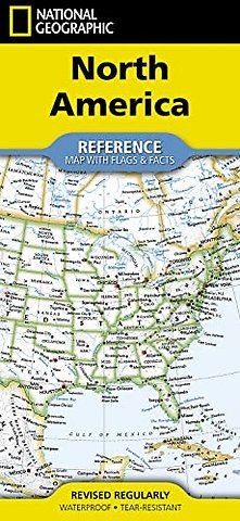 North America Reference Map (Folded)