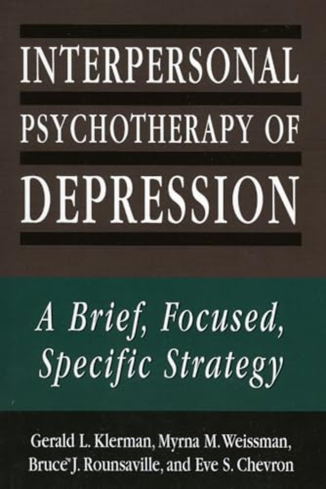 Interpersonal Psychotherapy of Depression