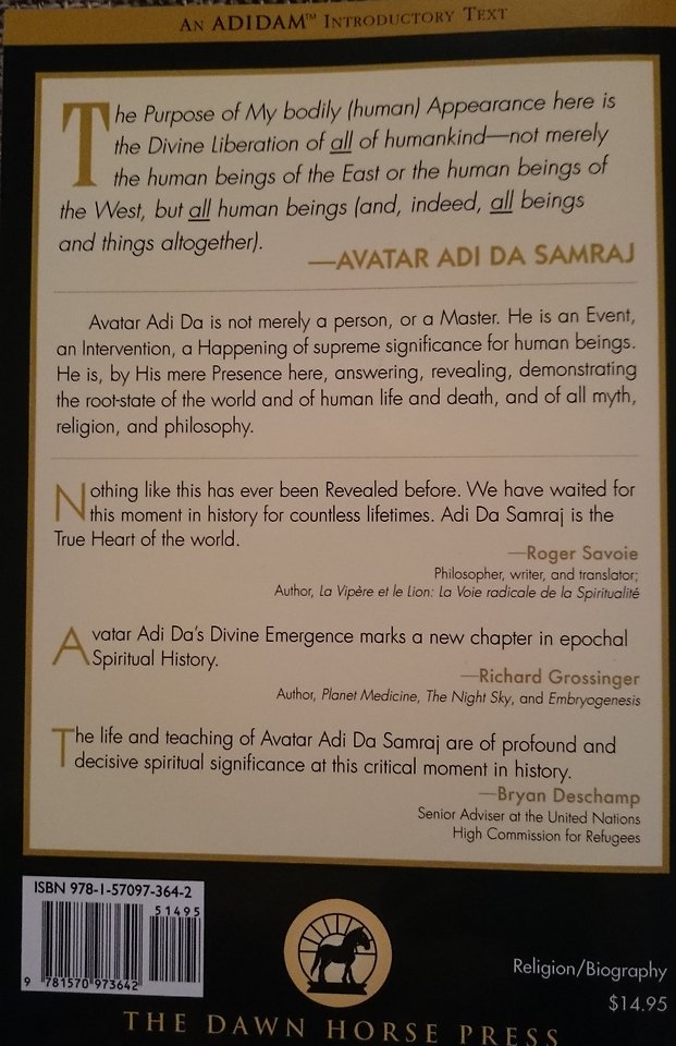 The Avatar of What Is