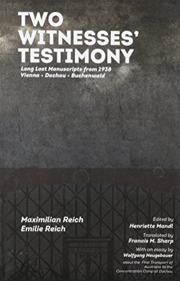 Two Witnesses' Testimony. Long Lost Manuscripts from 1938