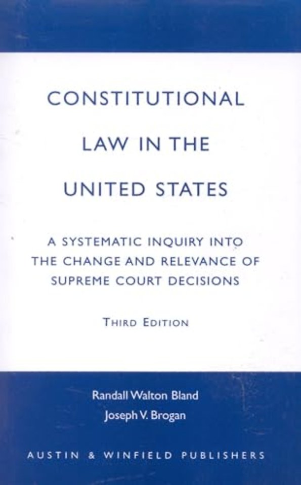 Constitutional Law in the United States