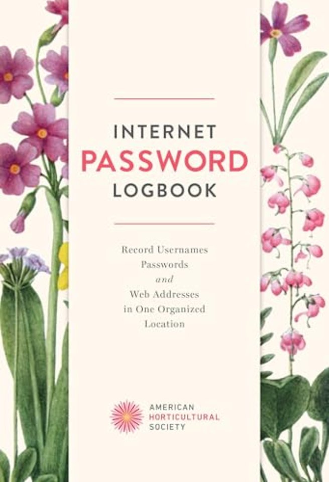 Internet Password Logbook