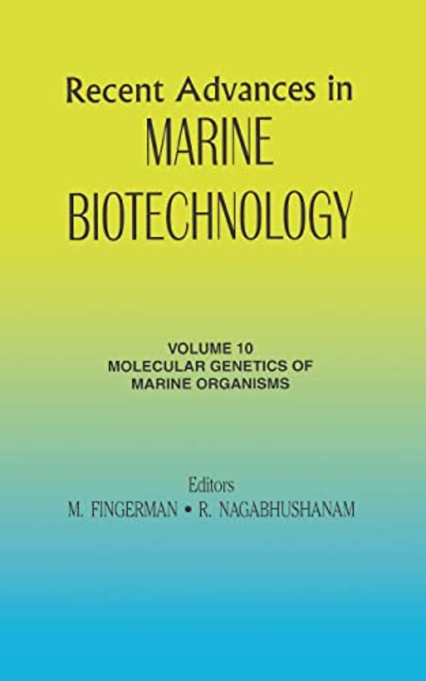 Recent Advances in Marine Biotechnology, Vol. 10