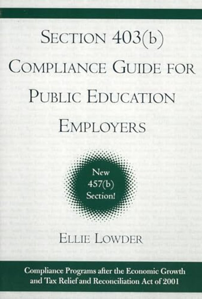 Section 403(b) Compliance Guide for Public Education Employers