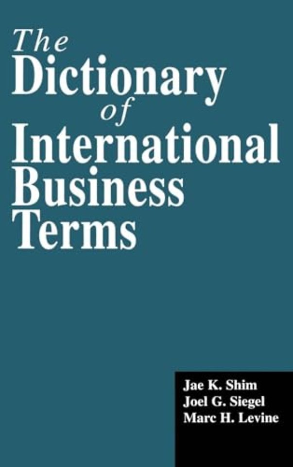 Dictionary of International Business Terms