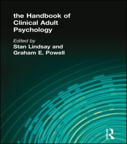 Handbook of Clinical Adult Psychology