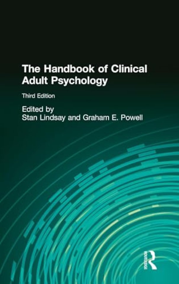 Handbook of Clinical Adult Psychology