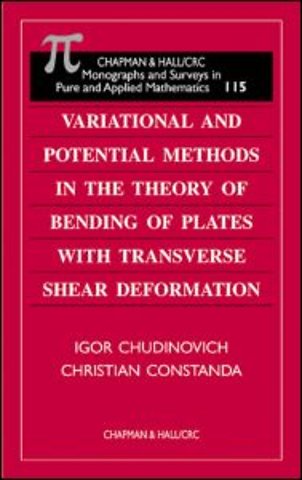 Variational and Potential Methods in the Theory of Bending of Plates with Transverse Shear Deformation