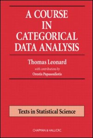 Course in Categorical Data Analysis