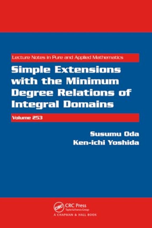Simple Extensions with the Minimum Degree Relations of Integral Domains