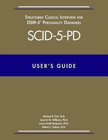User’s Guide for the Structured Clinical Interview for DSM-5 Personality Disorders (SCID-5-PD)