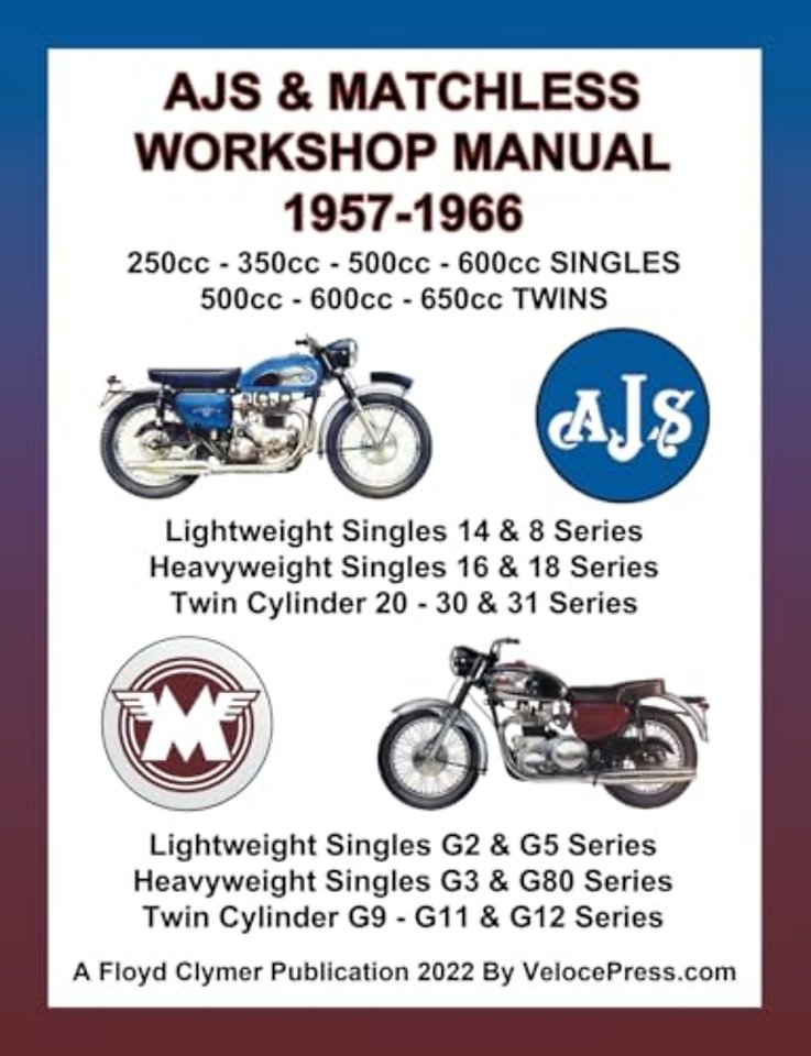 Ajs & Matchless 1957-1966 Workshop Manual All Models - Singles & Twins