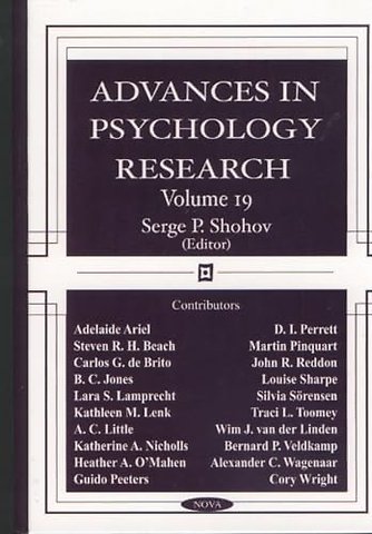 Advances in Psychology Research