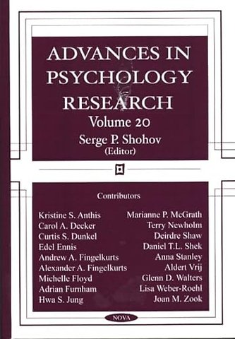 Advances in Psychology Research