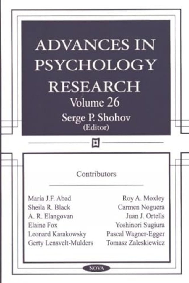 Advances in Psychology Research