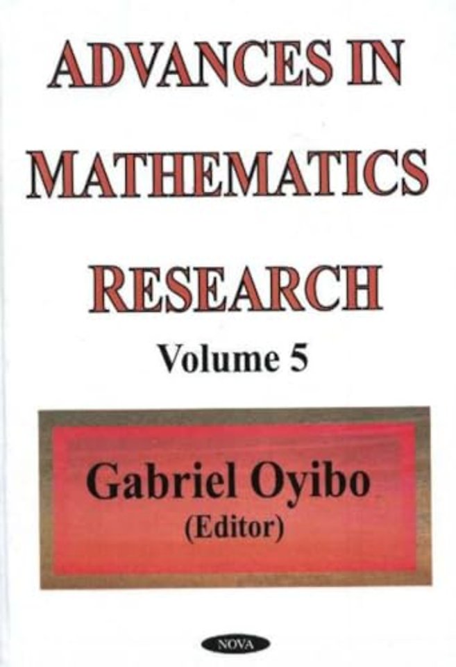 Advances in Mathematics Research