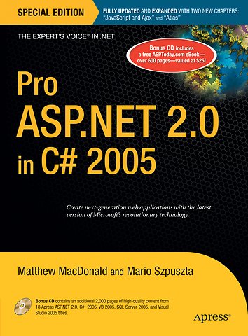 Pro ASP.NET 2.0 in C# 2005, Special Edition
