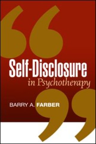 Self-Disclosure in Psychotherapy