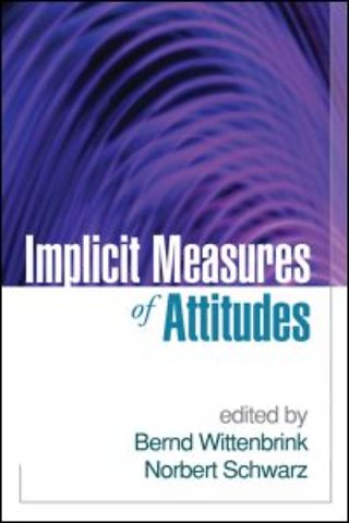 Implicit Measures of Attitudes