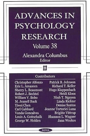 Advances in Psychology Research