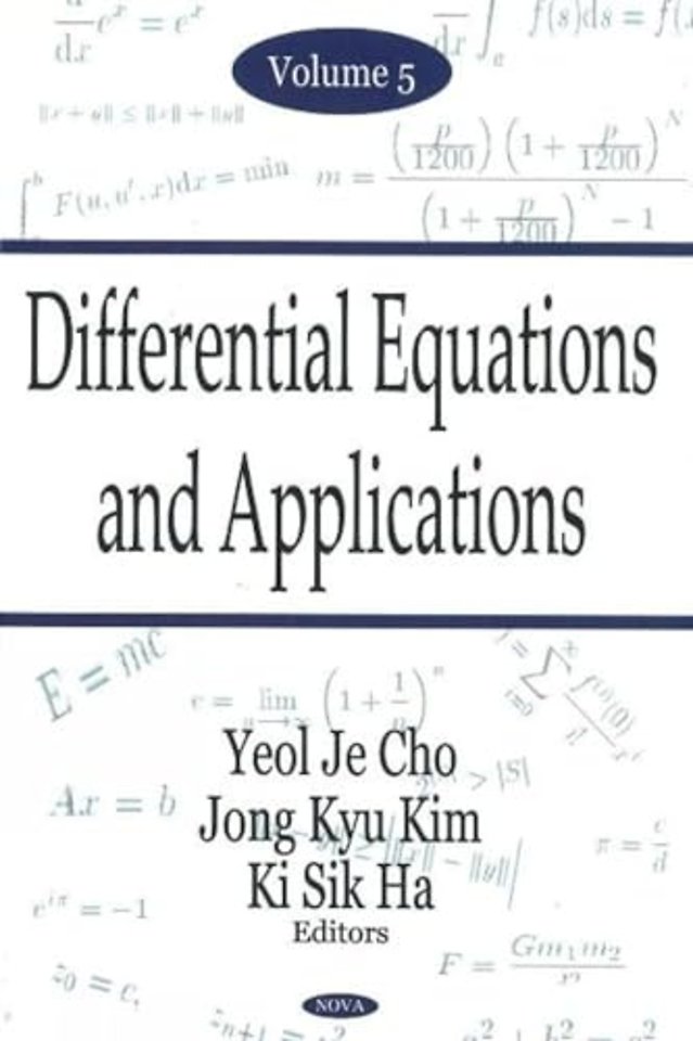 Differential Equations & Applications, Volume 5