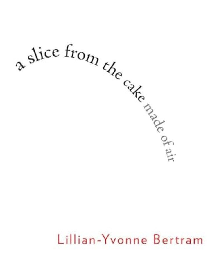 a slice from the cake made of air