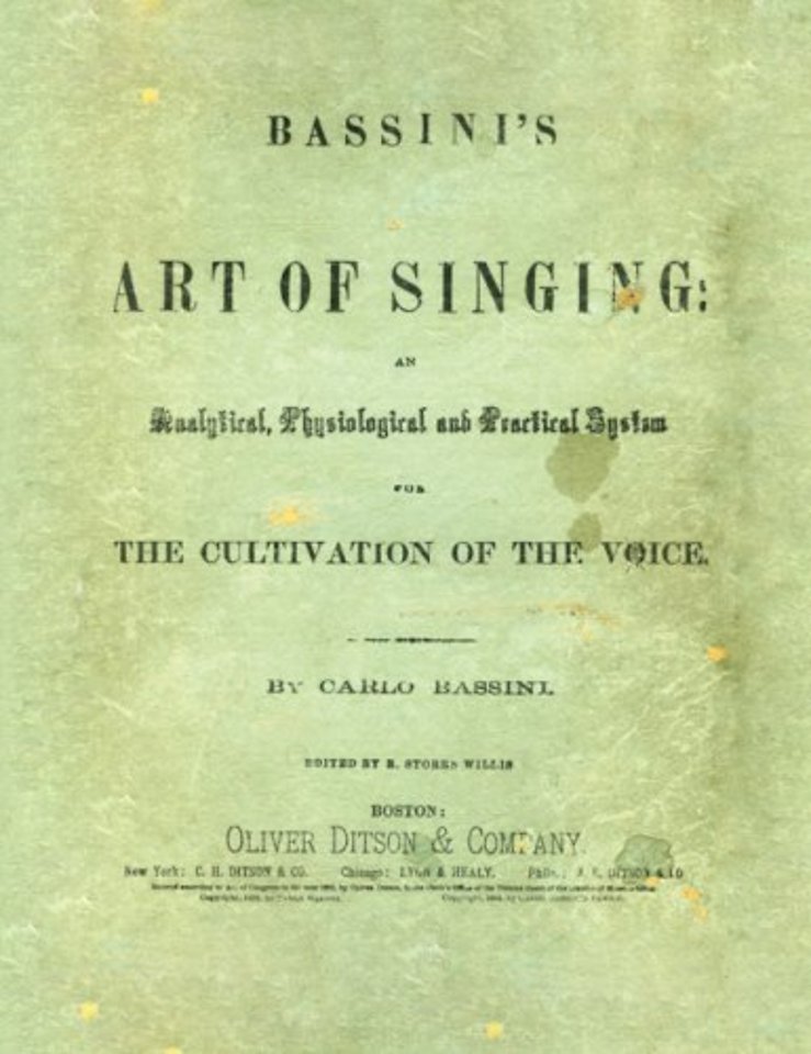 Bassini's the Art of Singing