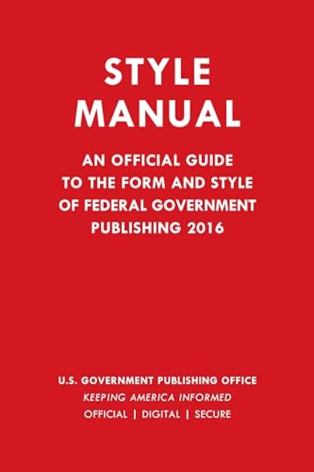 Style Manual