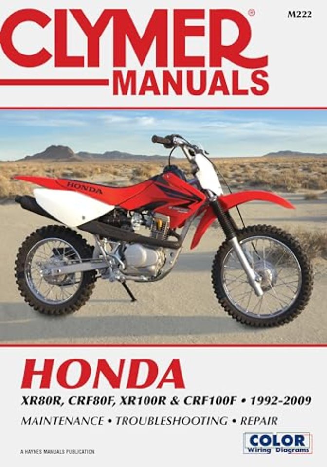 Honda XR & CRF Motorcycle (1992-2009) Service and Repair Manual